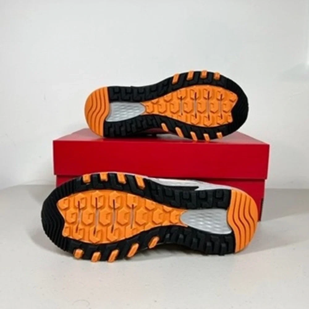 New Balance 410v8 Trail Running Shoes‎ Mens Size 8 4E Wide Grey Orange